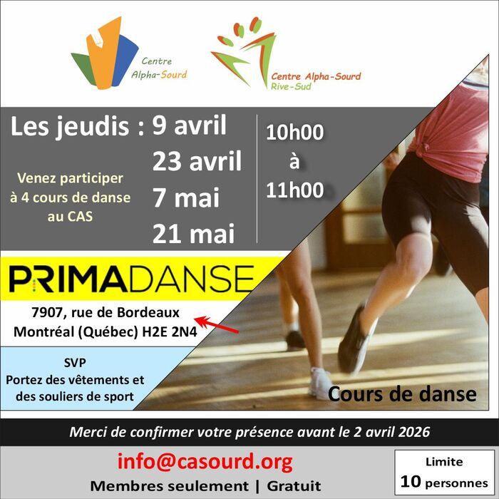Cours de danse