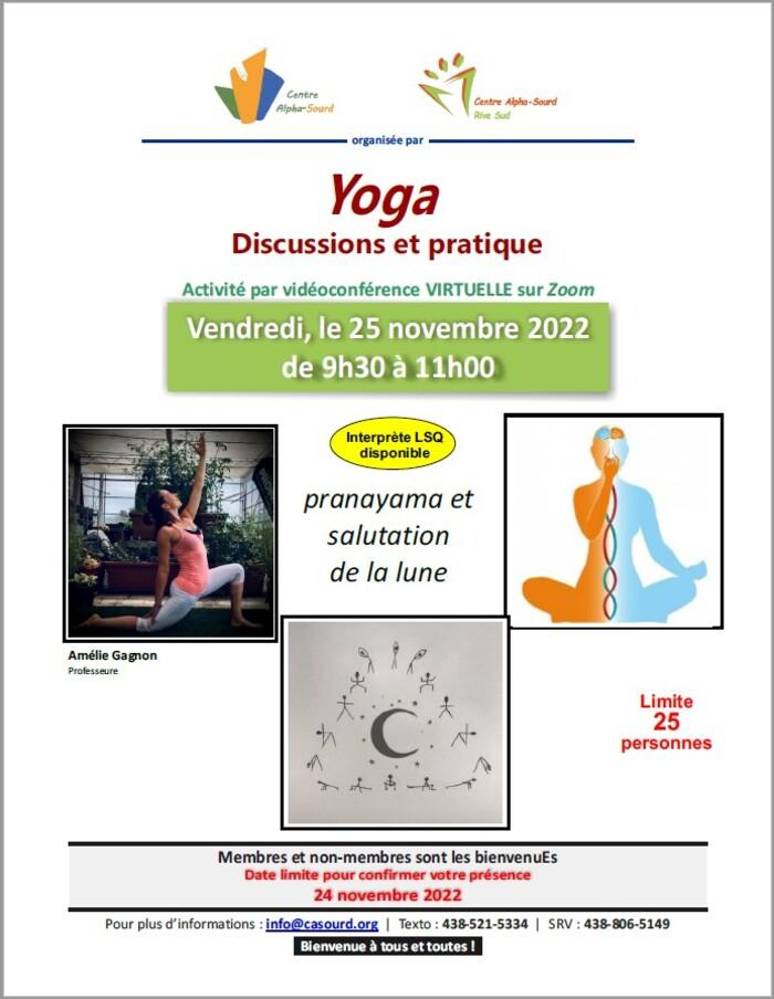 YOGA - Discussion et échanges